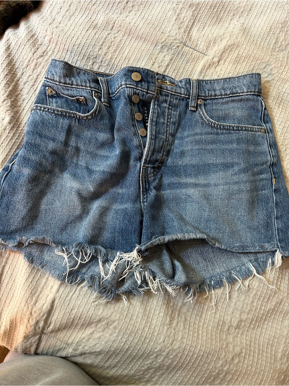 Lucky Brand Mom High-Rise Denim Shorts